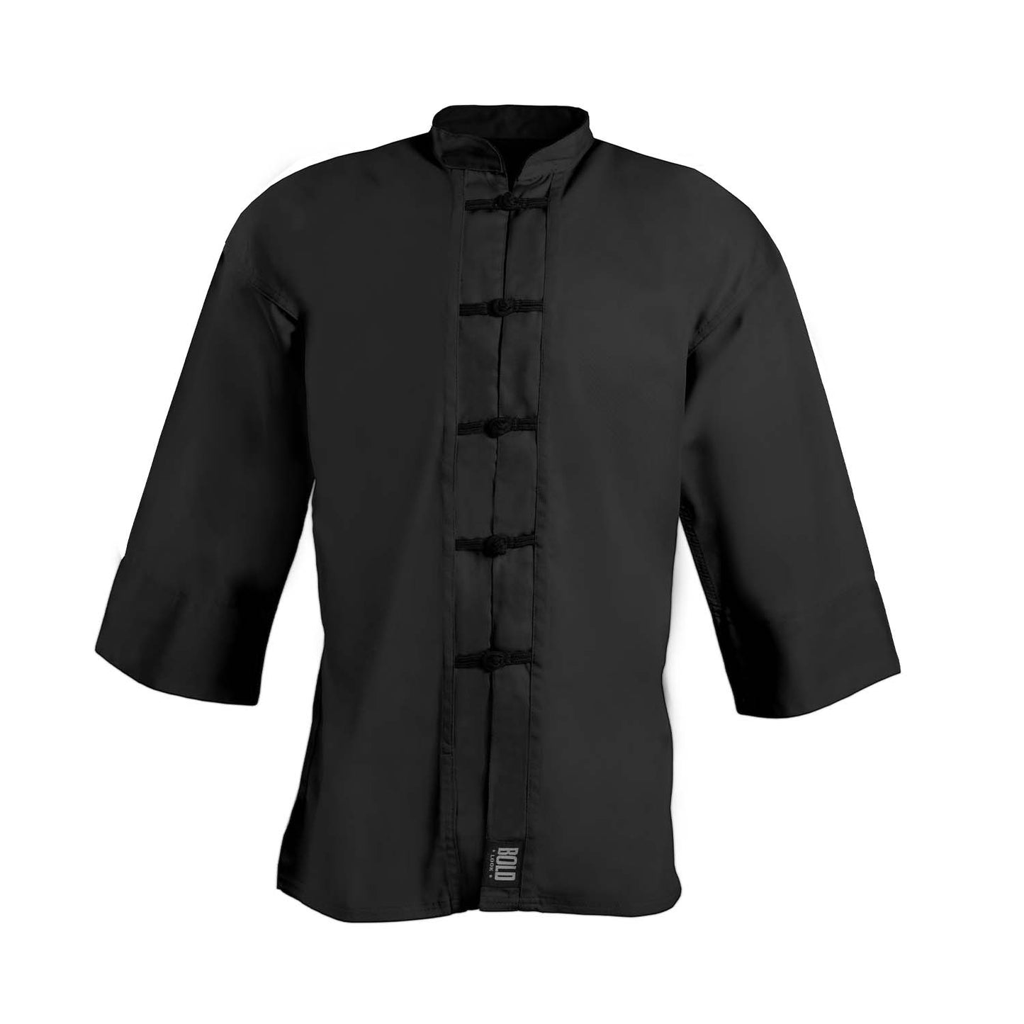 boldlook sporting goods 7.5 OZ MIDDLEWEIGHT BLACK/BLACK KUNG FU SETS Tai Chi Uniform