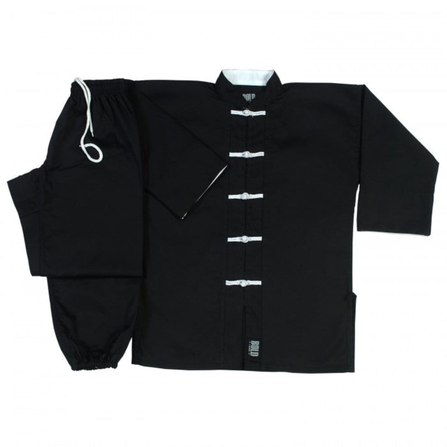 boldlook sporting goods 7.5 OZ MIDDLEWEIGHT BLACK/WHITE KUNG FU SETS Tai Chi Uniform