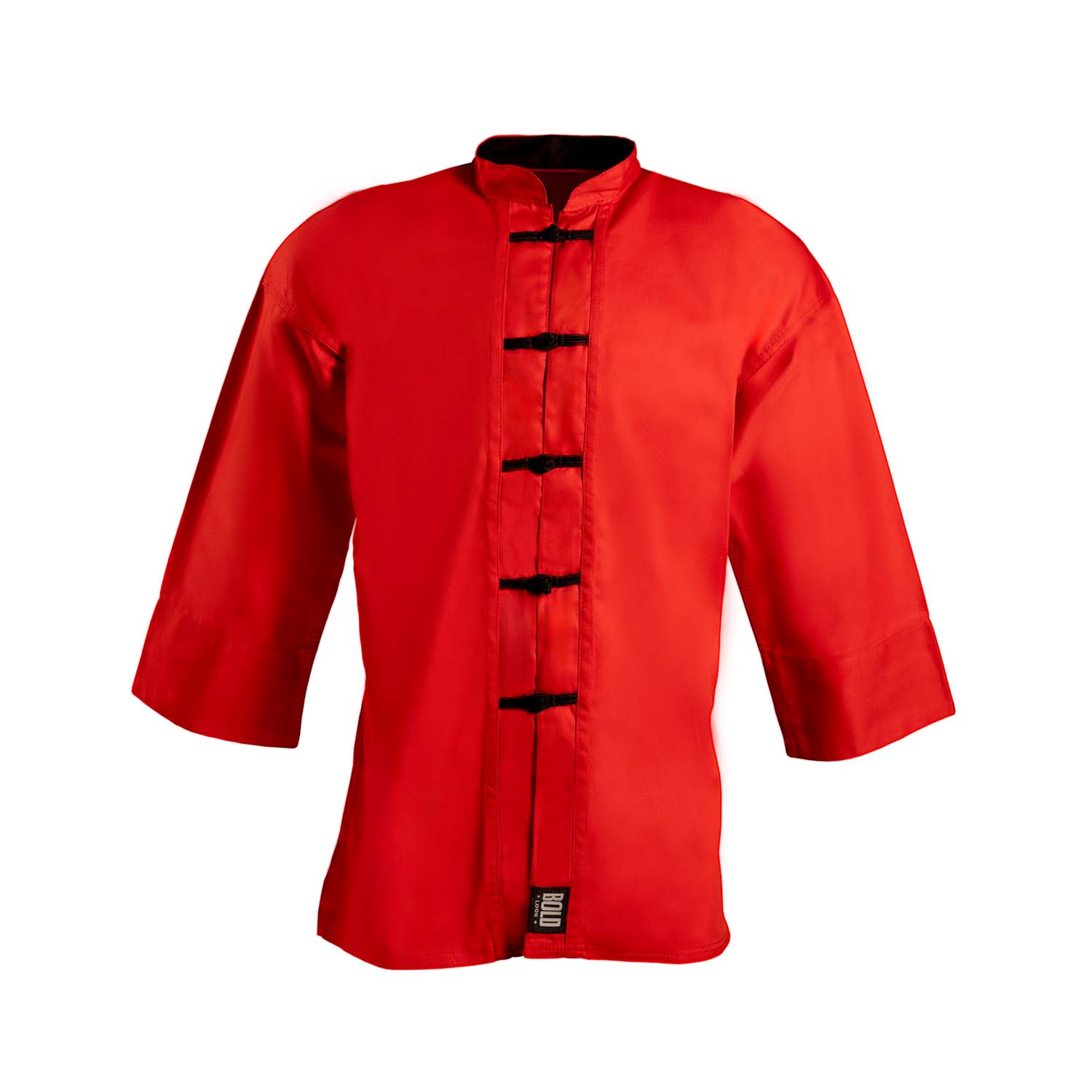 boldlook sporting goods 7.5 OZ MIDDLEWEIGHT RED/BLACK KUNG FU SETS Tai Chi Uniform