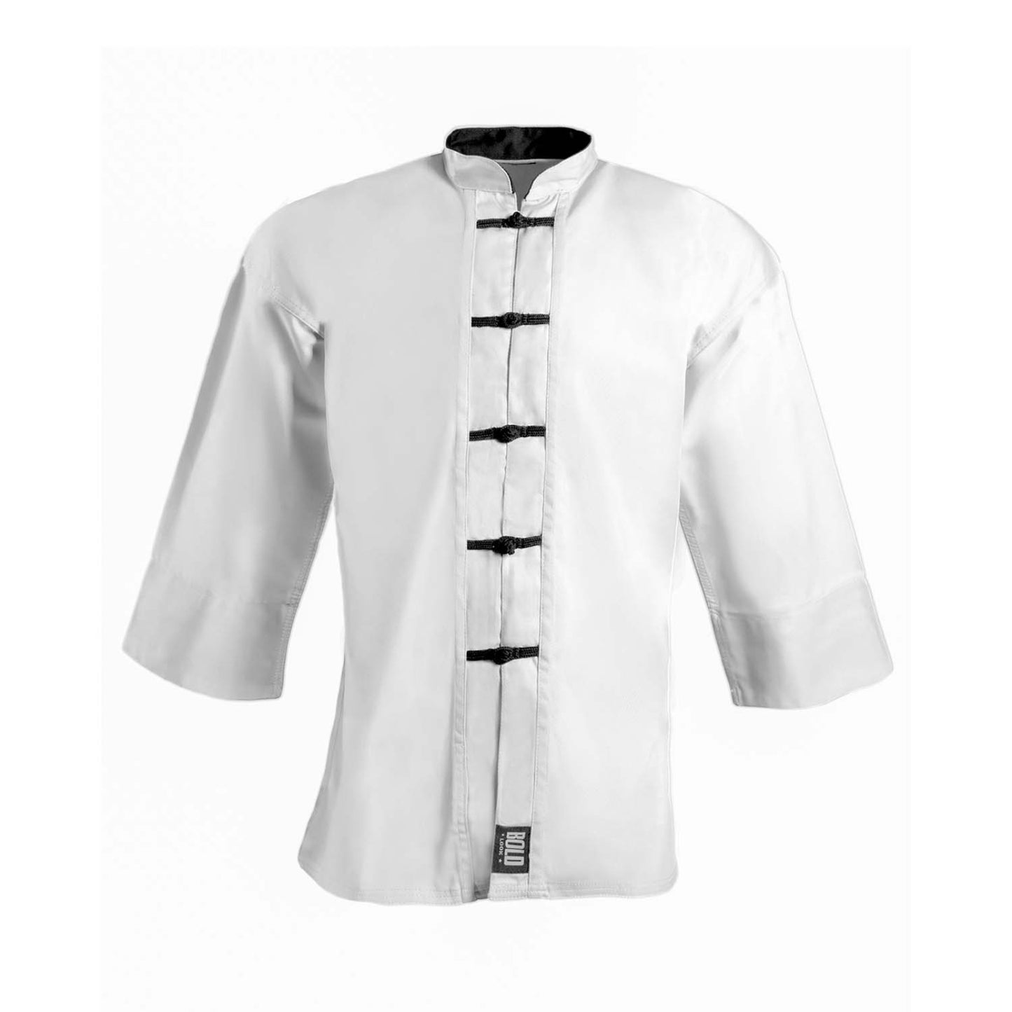 boldlook sporting goods 7.5 OZ MIDDLEWEIGHT WHITE/BLACK KUNG FU SETS Tai Chi Uniform