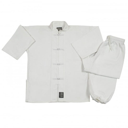 boldlook sporting goods 7.5 OZ MIDDLEWEIGHT WHITE/WHITE KUNG FU SETS Tai Chi Uniform
