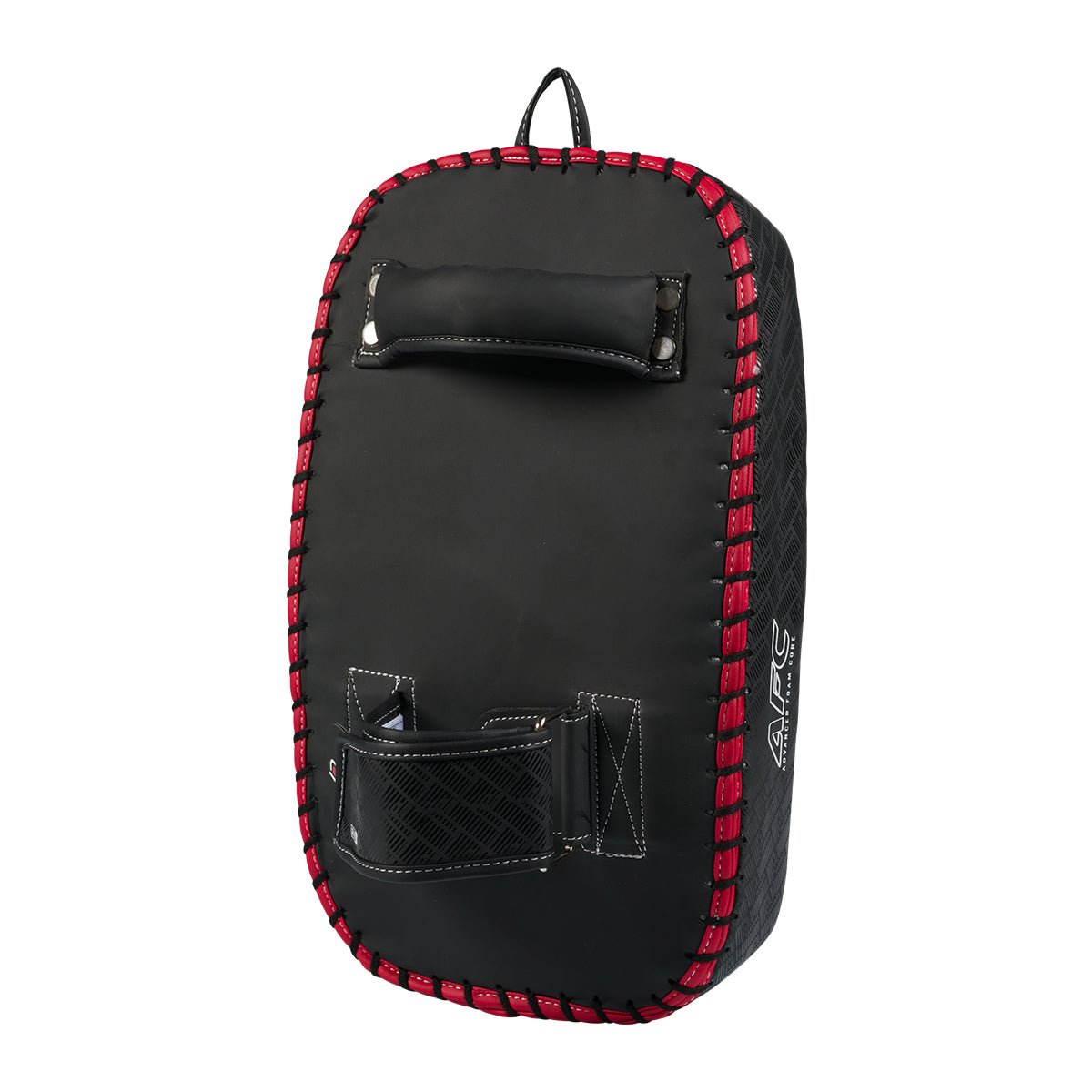 BRAVE CURVED MUAY THAI PAD - BLACK/Red