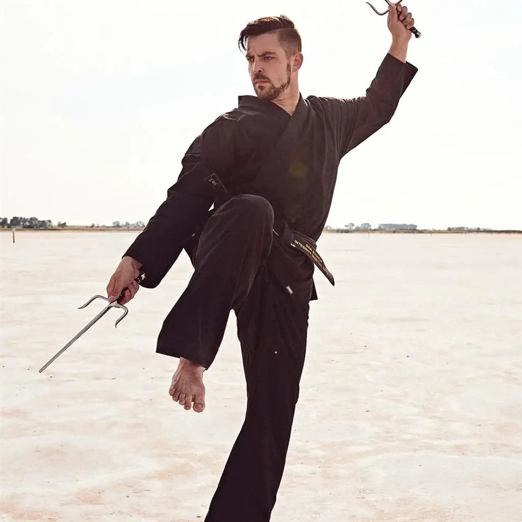 Century Karate Uniform black / 0 12 OZ HEAVYWEIGHT BRUSHED COTTON UNIFORM