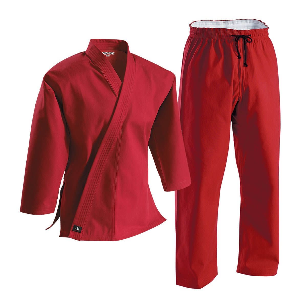 Century Karate Uniform red / 0 10 OZ MIDDLEWEIGHT BRUSHED COTTON KARATE UNIFORM