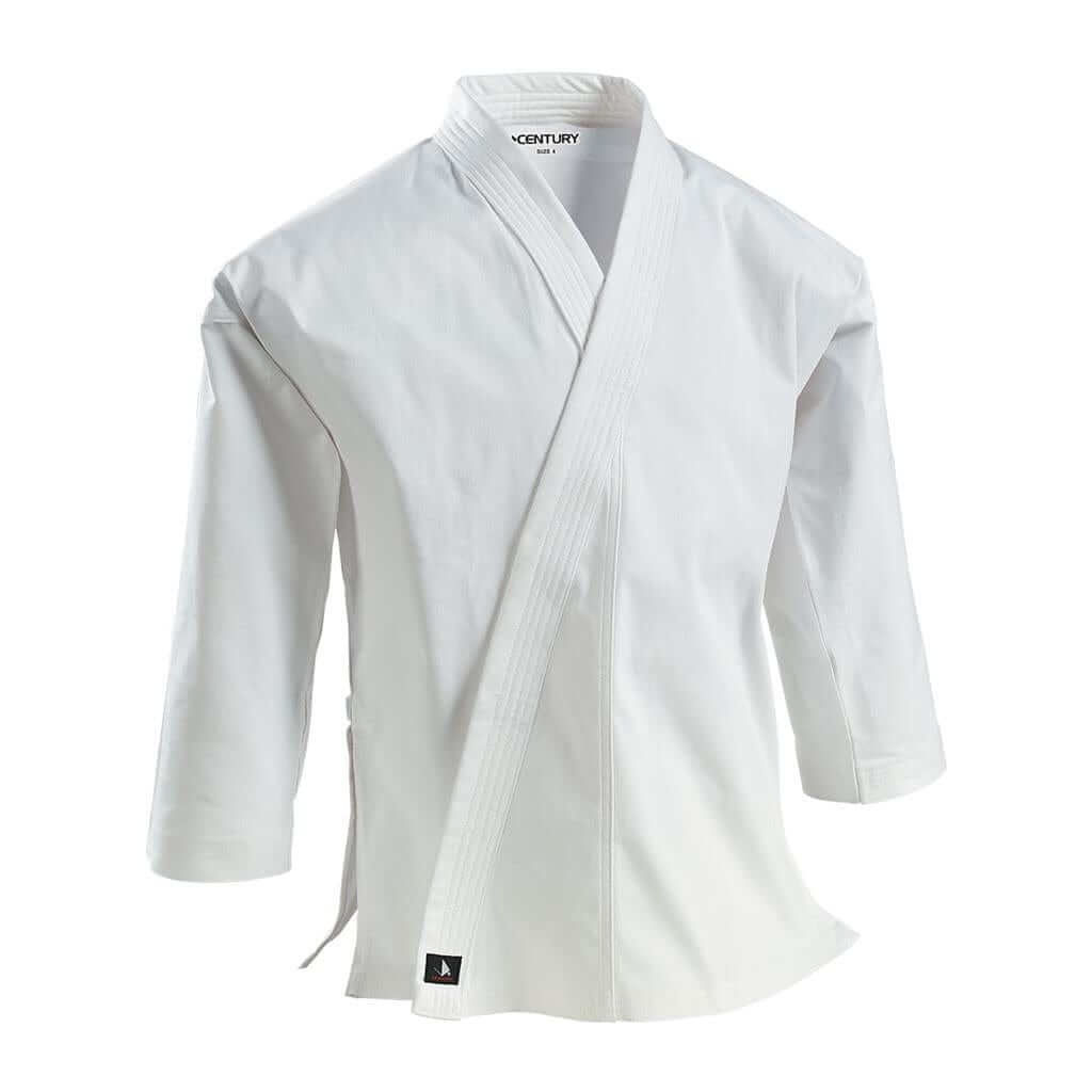 Century Karate Uniform white / 0 8 OZ MIDDLEWEIGHT BRUSHED COTTON UNIFORM