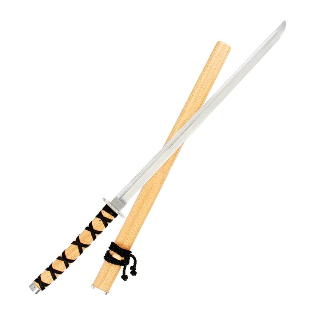 Traditional Straight Sword non-sharp Kata training