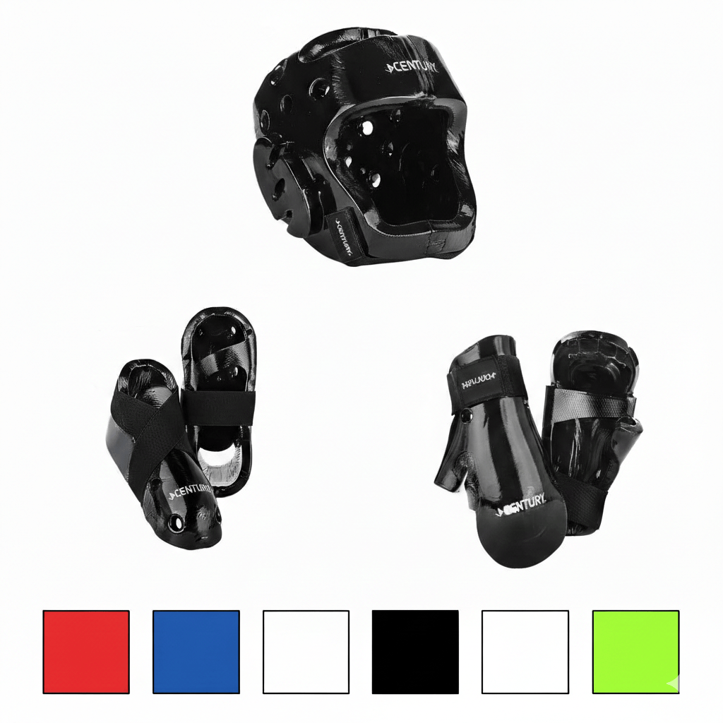 Century sporting goods Century 5 piece karate Taekwondo sparring gear combo set