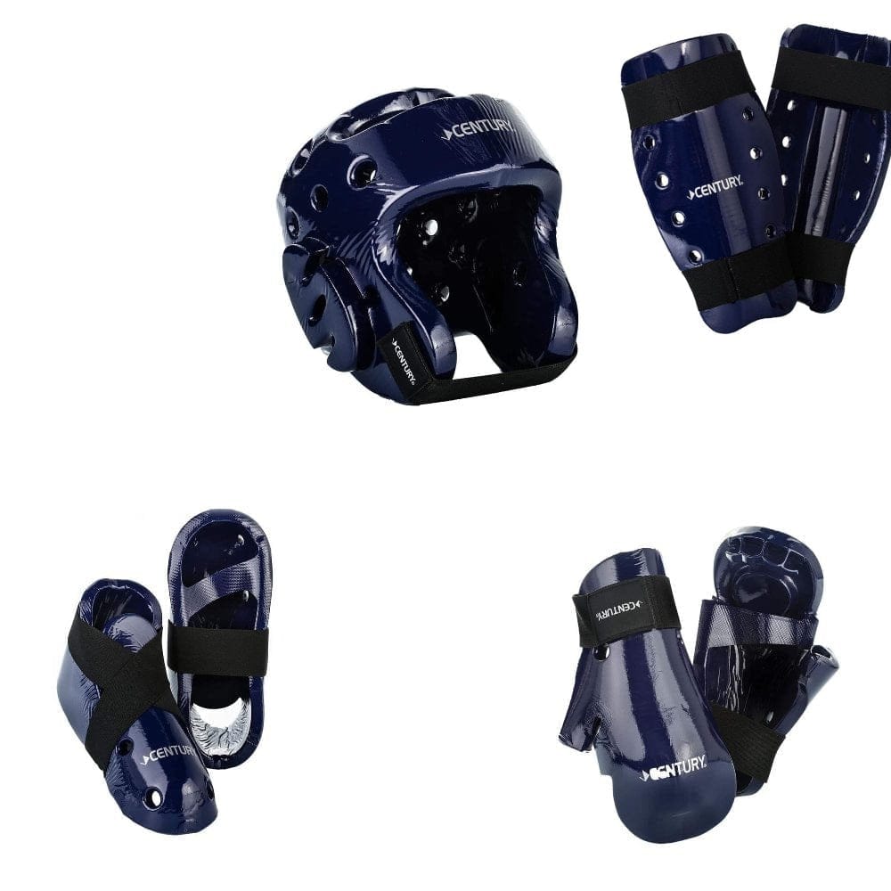 Century sporting goods Century 7 piece karate Taekwondo sparring gear combo set