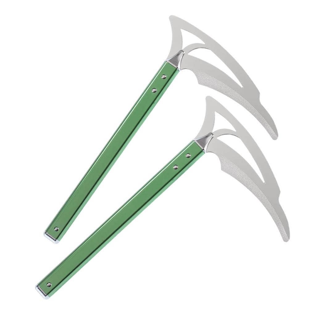 Century sporting goods Green / 11. inch handles Deluxe Aluminum Kamas Kata Karate Weapons