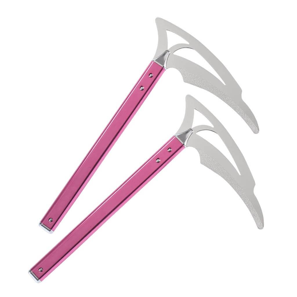 Century sporting goods Pink / 11. inch handles Deluxe Aluminum Kamas Kata Karate Weapons