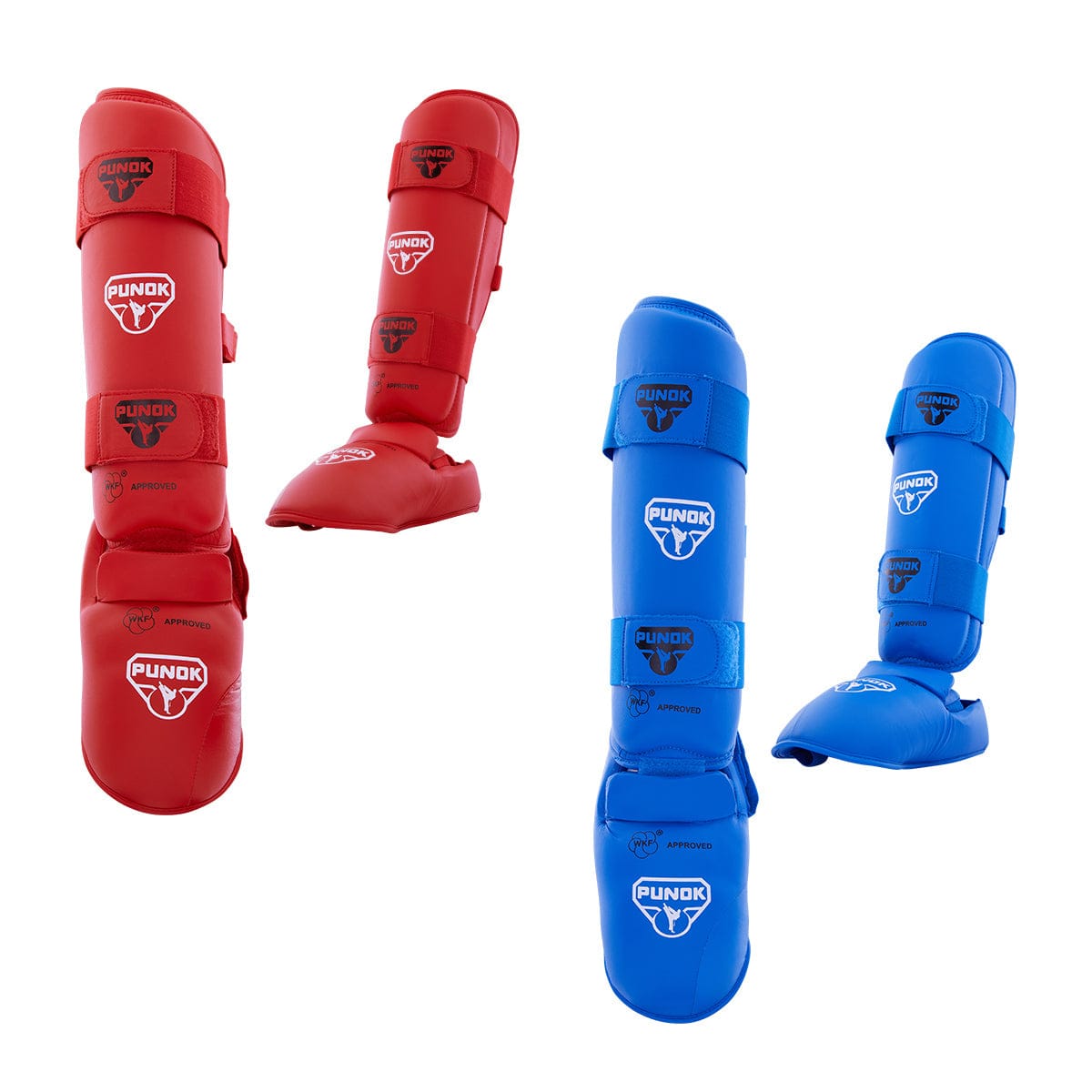 Century sporting goods Red and Blue set / x-small PUNOK WKF APPROVED SHIN INSTEP red and blue Combo set