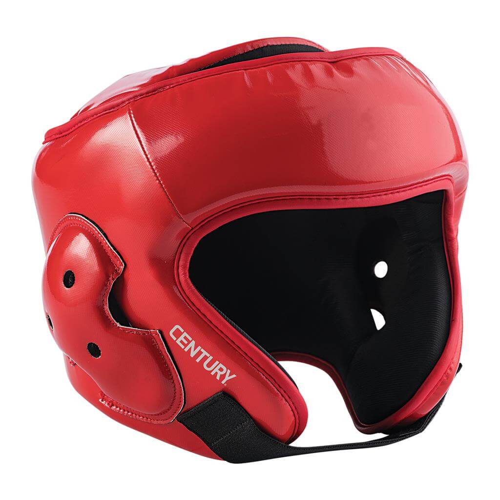 Century sporting goods red / youth KIZE Sparring Headgear Karate Sparring Gear
