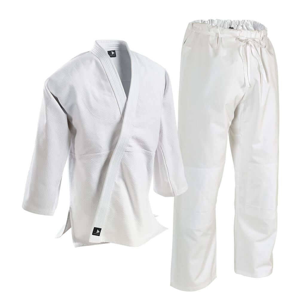 Century sporting goods white / 3- adult small Century SINGLE-WEAVE STUDENT JUDO GI - DRAWSTRING PANTS