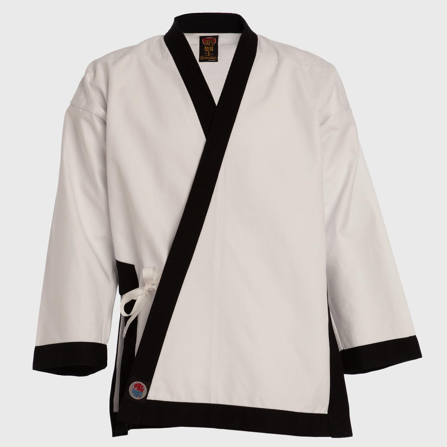 Century sporting goods White/Black / size 2- 5'2"/130 lbs ProForce Gladiator 12 oz Brushed Cotton Tang Soo Do Karate Jacket