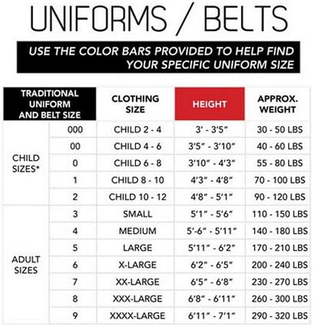 8 oz. Middleweight Uniform with Elastic Pant