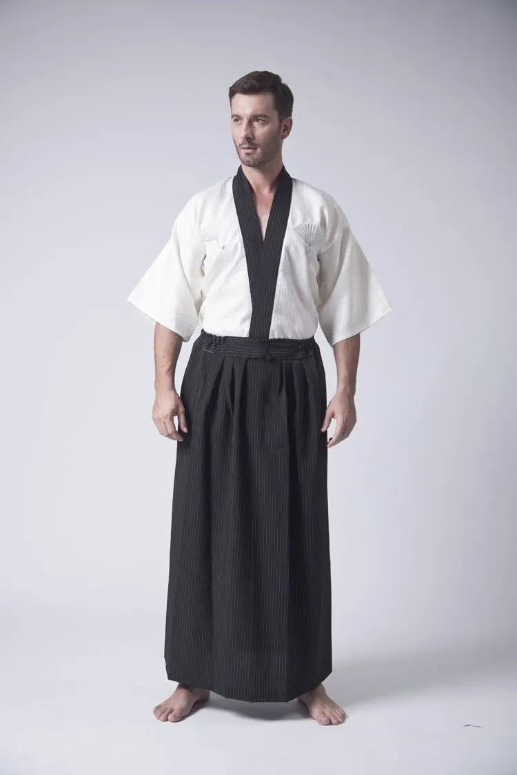 Japanese Kimono Robe Yukata Samurai Clothing Karate