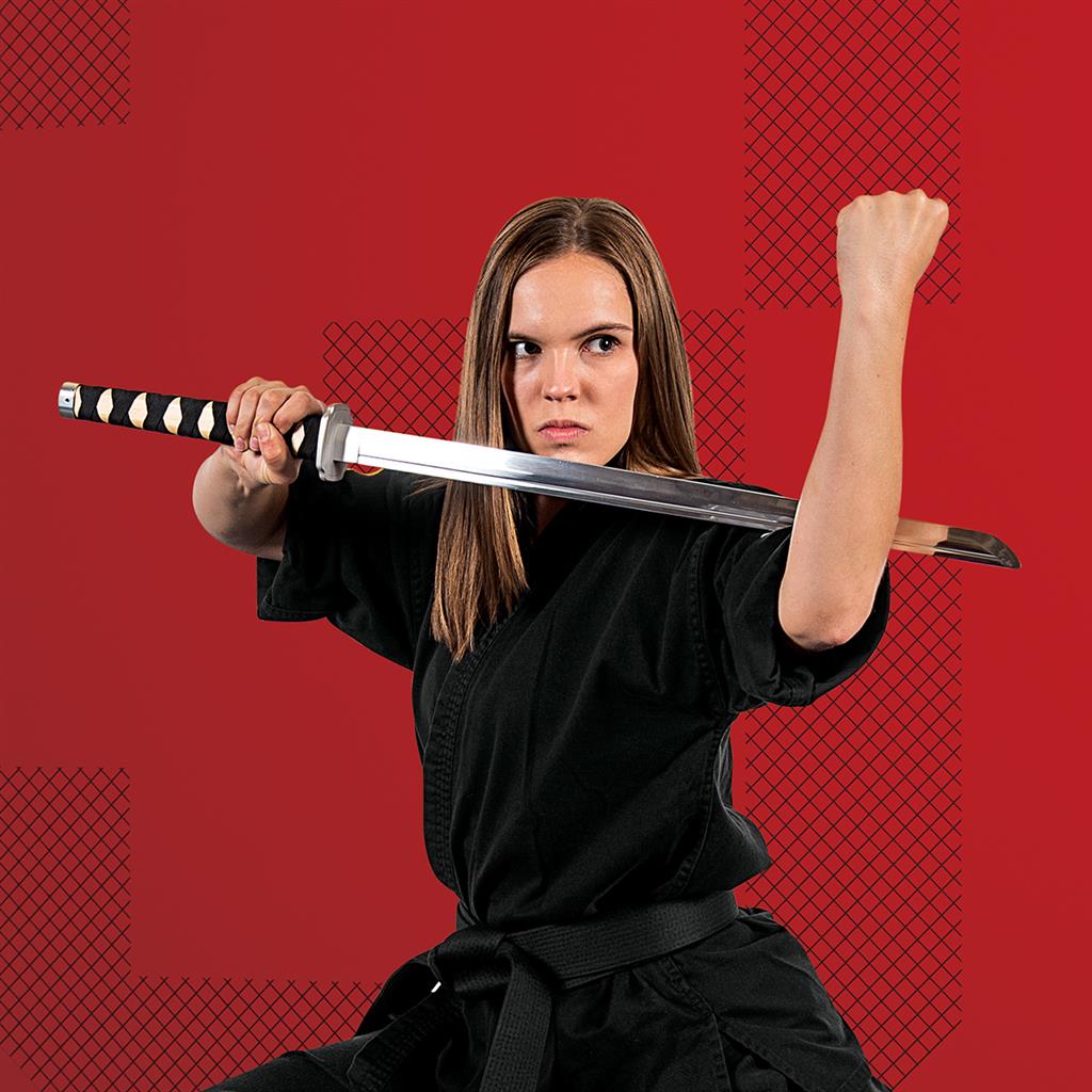 Traditional Straight Sword  non-sharp Kata