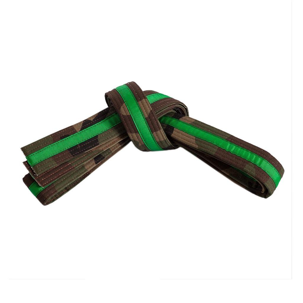 Double Wrap Striped Camo Krav Maga Martial Arts Belt