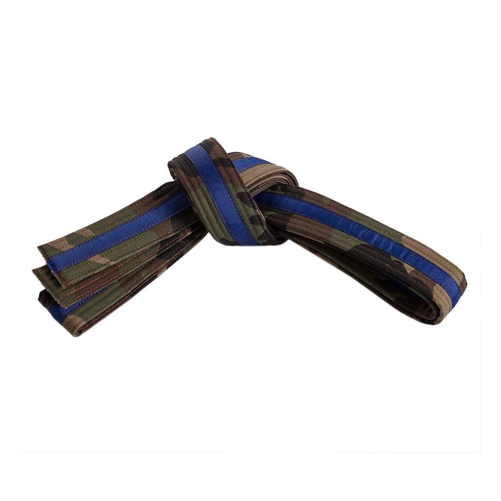 Double Wrap Striped Camo Krav Maga Martial Arts Belt