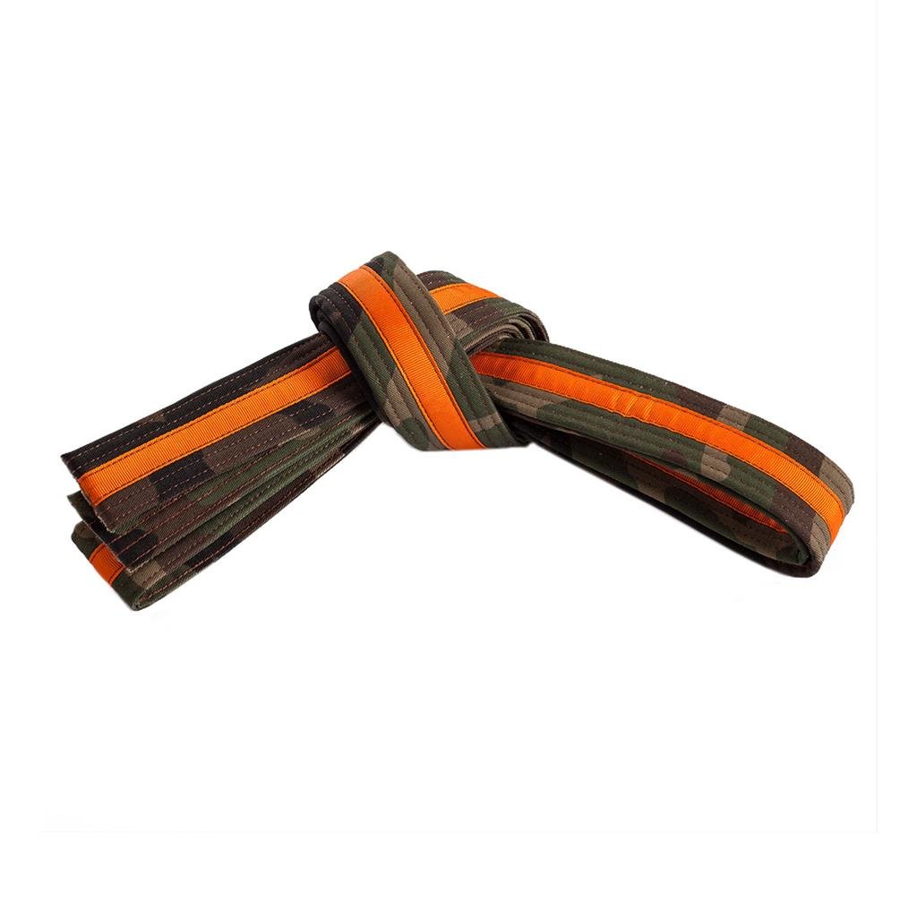 Double Wrap Striped Camo Krav Maga Martial Arts Belt