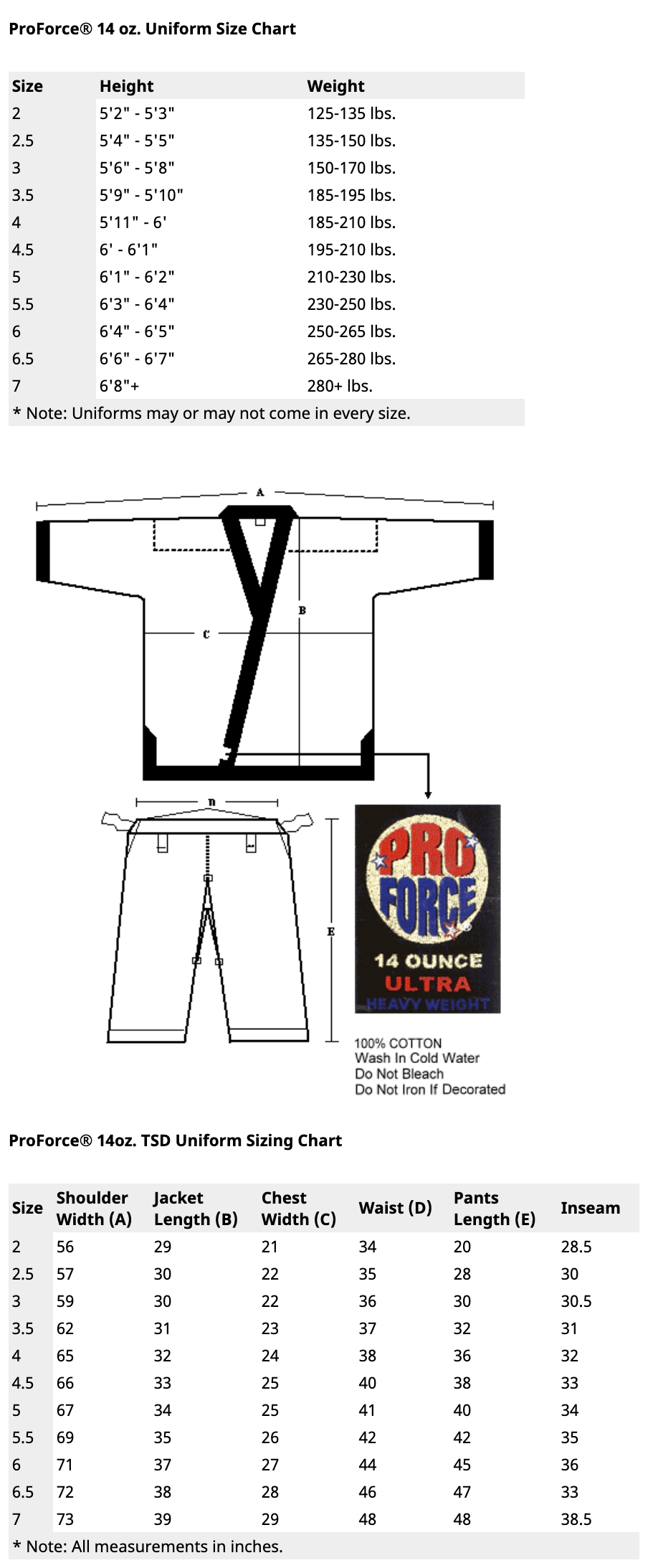 Eclipse Martial Art Supplies ProForce 14 oz TSD Master Uniform (Traditional Drawstring)