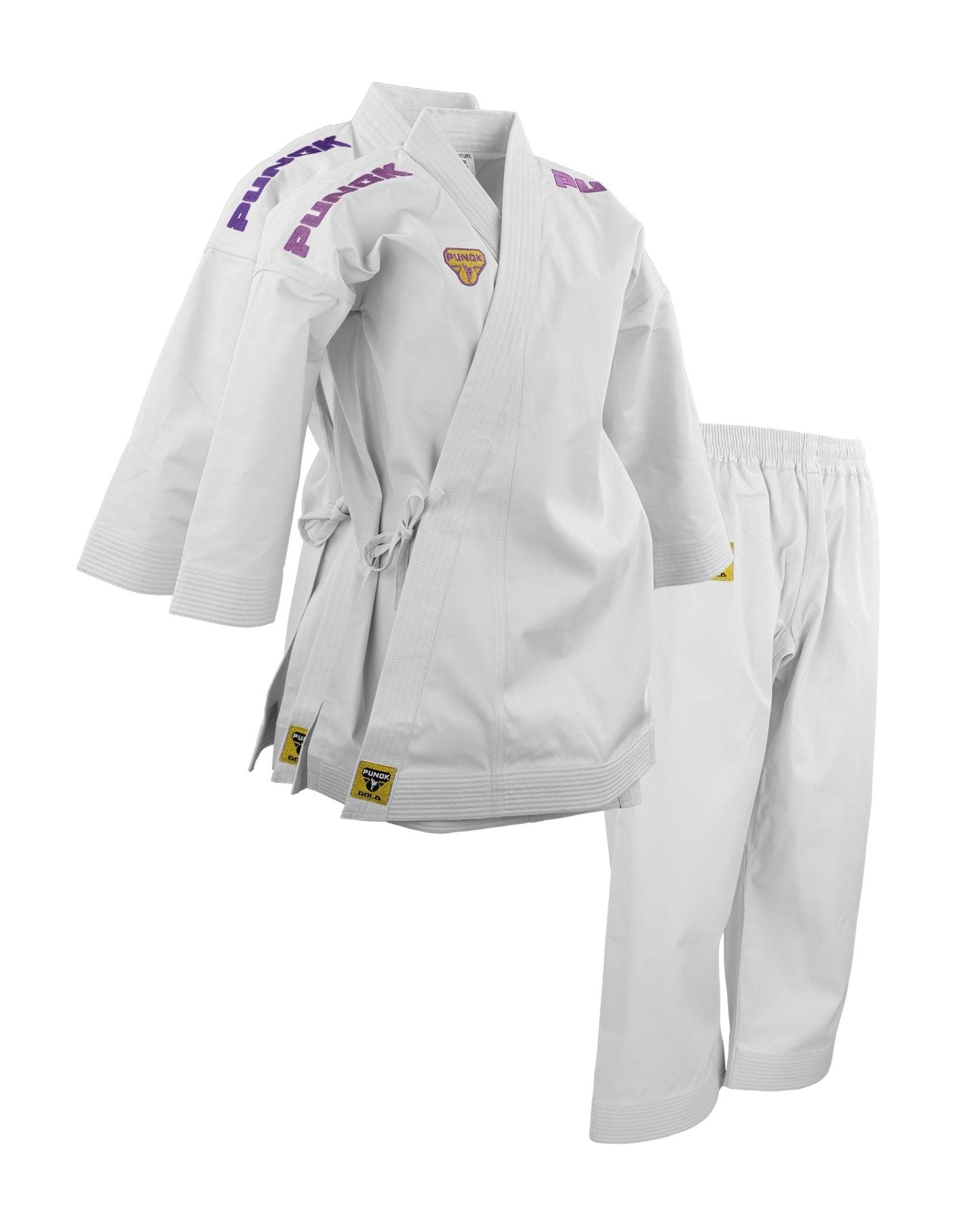 Eclipse Martial Art Supplies sporting goods 1 Punok Takyon Kata Gold Set - Purple/Pink