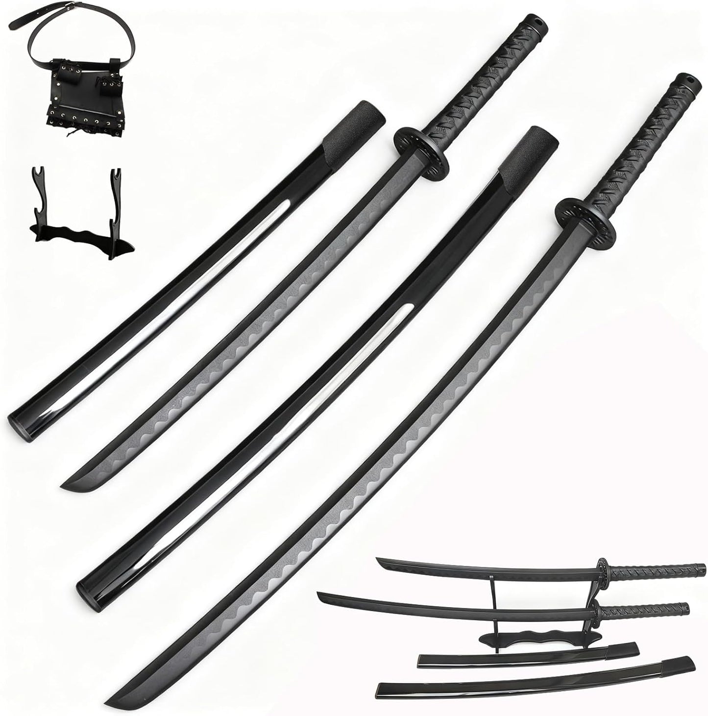 Eclipse Martial Art Supplies sporting goods 2 PCS Polypropylene Plastic Training Martial Sword