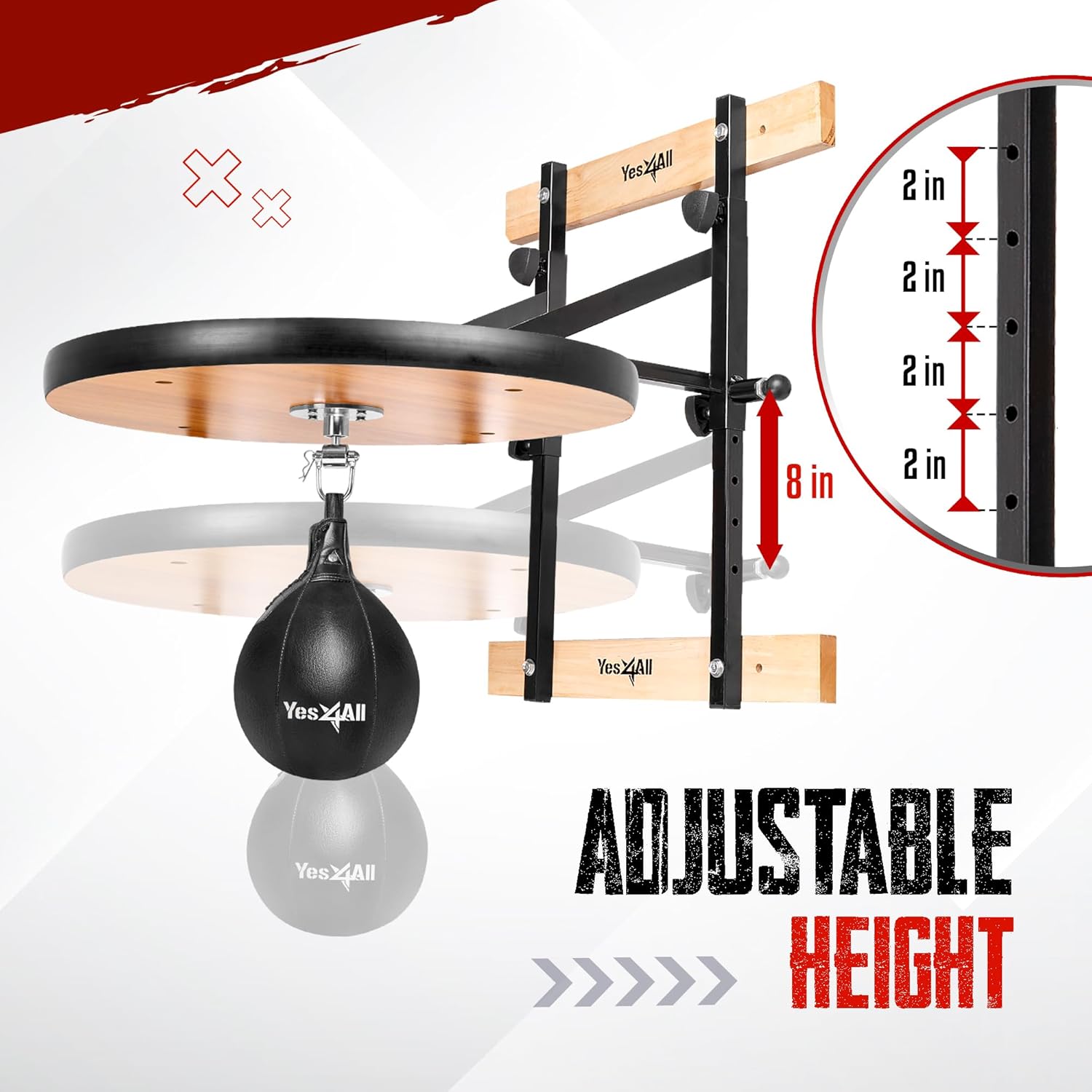 Eclipse Martial Art Supplies sporting goods 24 inches Adjustable Speed Bag Platform