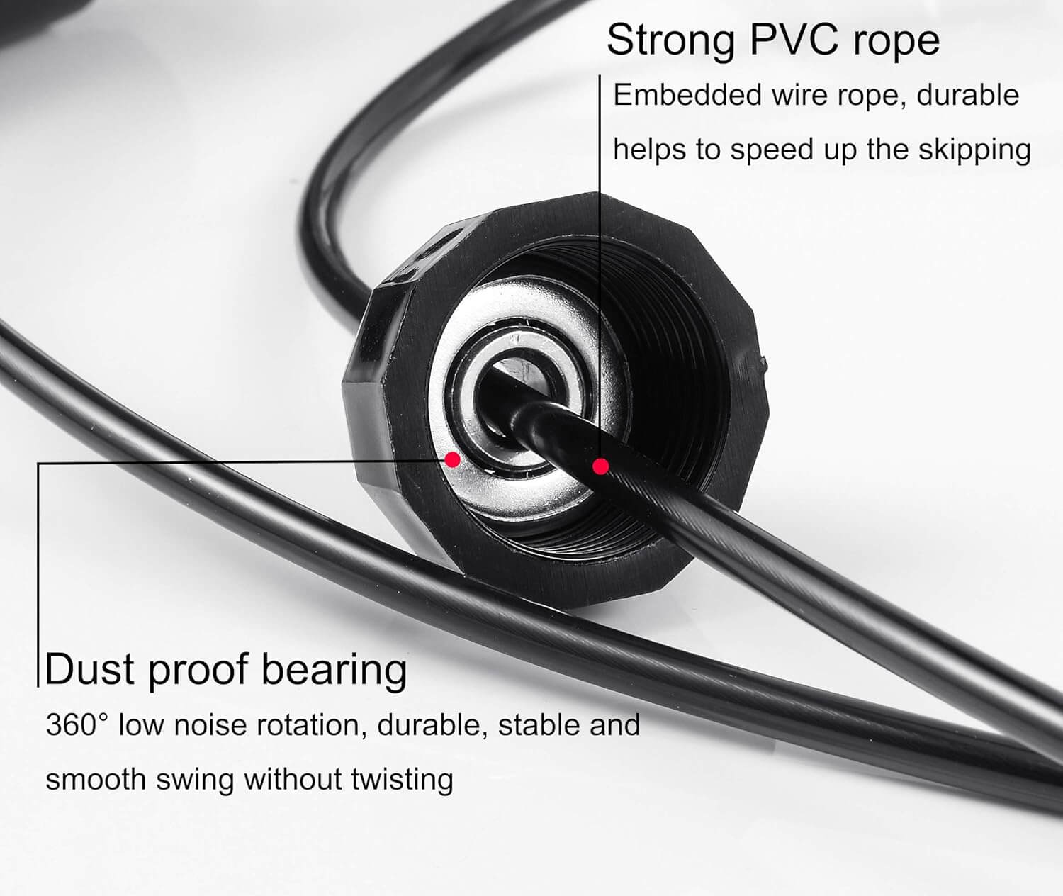 Eclipse Martial Art Supplies sporting goods Adjustable Length Jump Ropes up to 9 foot