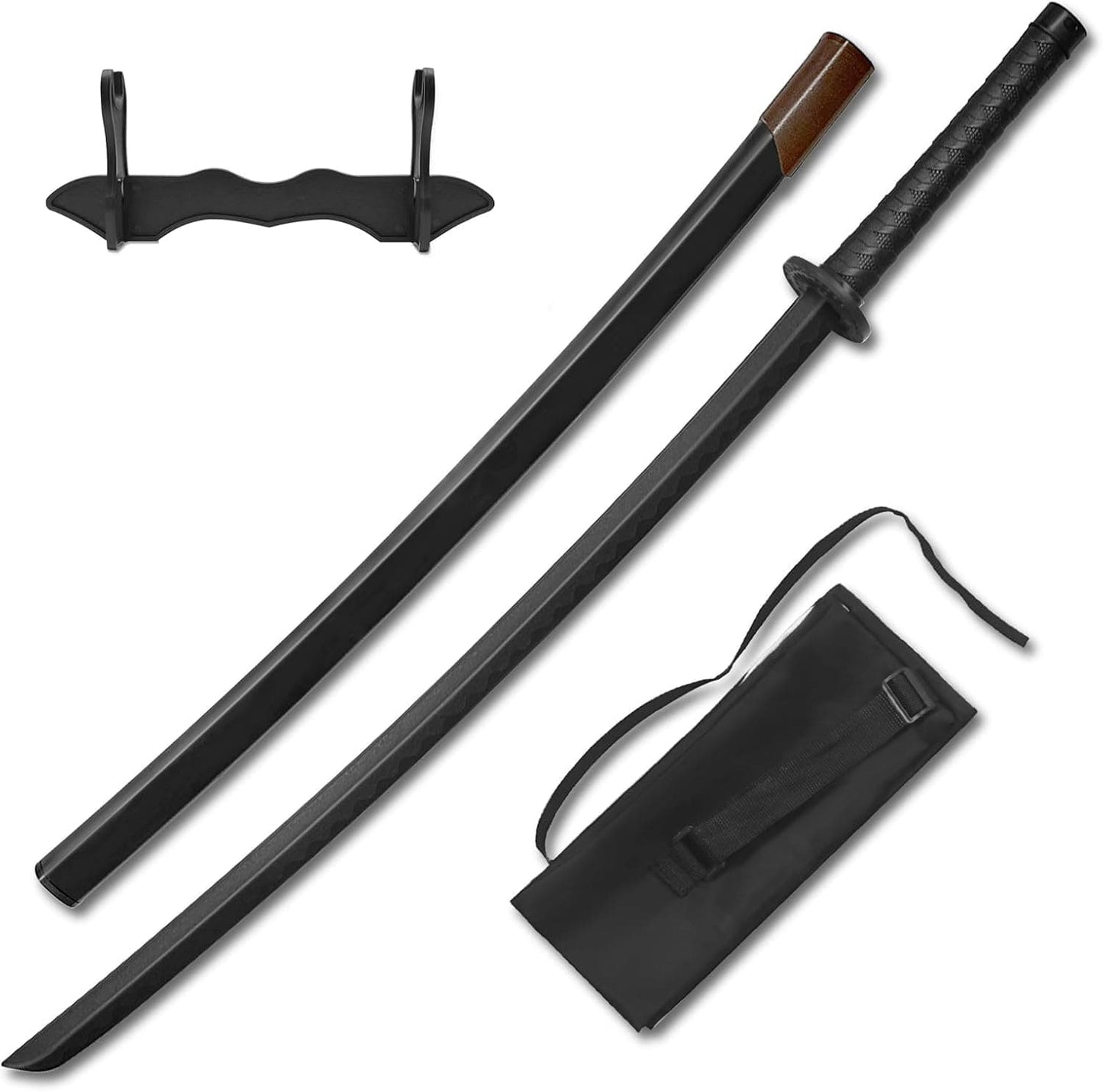 Eclipse Martial Art Supplies sporting goods Black Bokken Polypropylene Blade Performing & Training Includes Scabbard for Aikido