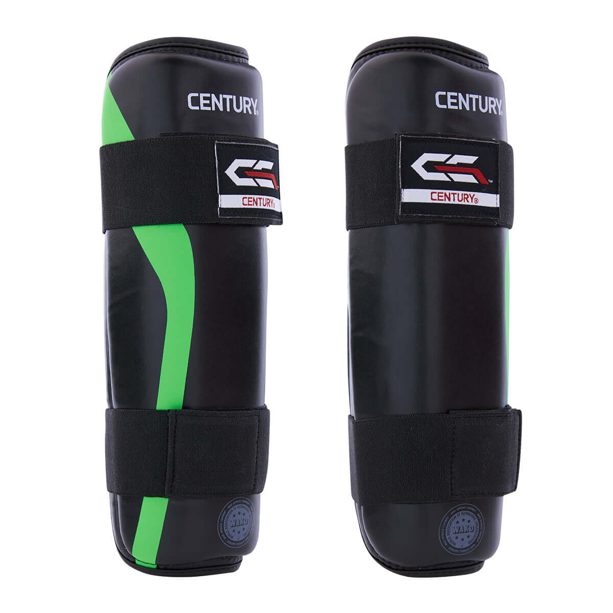 Eclipse Martial Art Supplies Sporting Goods black/green / child C-Gear Determination Shin Guards Sport Karate