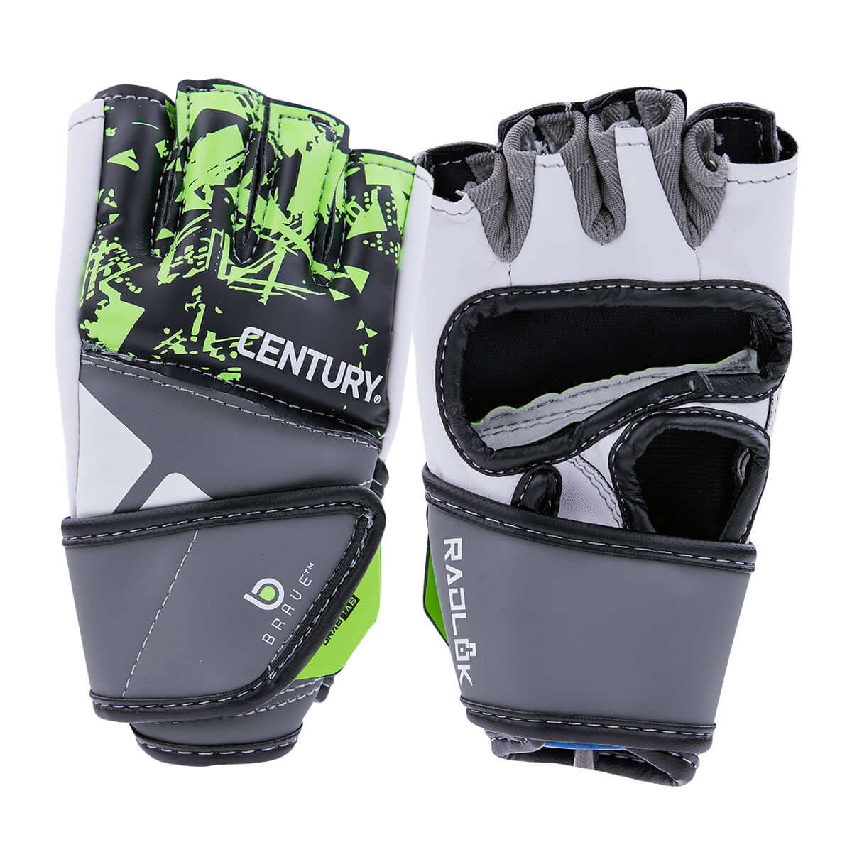 Eclipse Martial Art Supplies sporting goods black/green / youth S/M Brave Youth Open Palm Gloves MMA Mixed Martial Arts