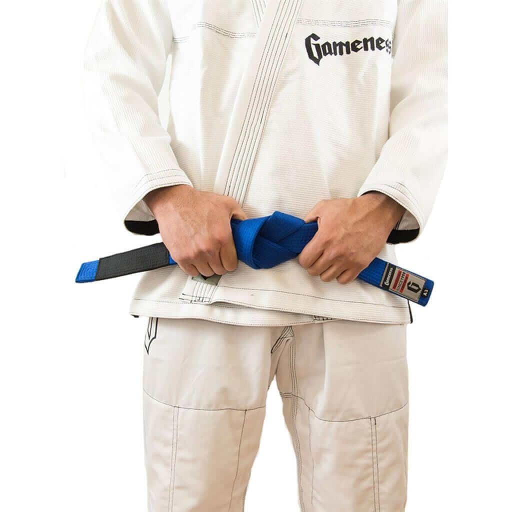 Eclipse Martial Art Supplies sporting goods blue / A0 GAMENESS ADULT BELT BJJ Brazilian Jiu jitsu