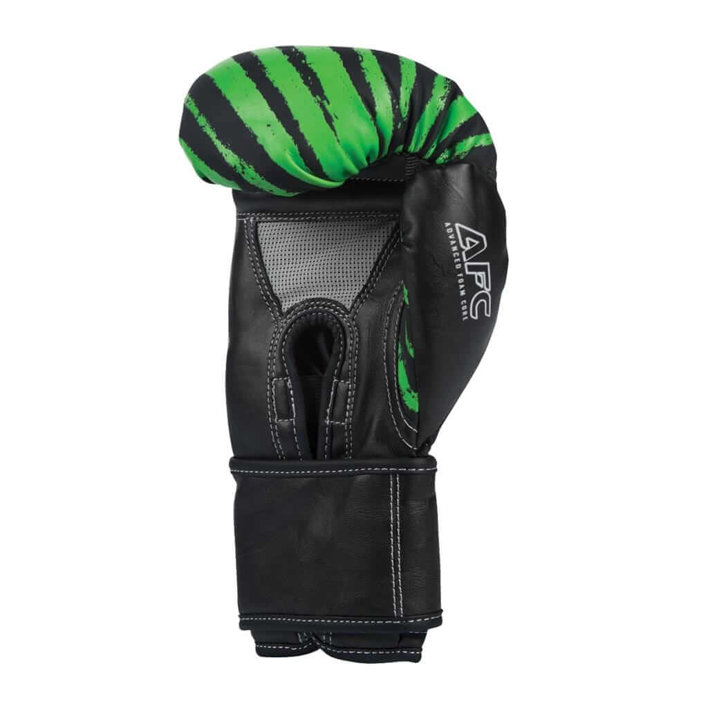 Eclipse Martial Art Supplies sporting goods BRAVE YOUTH BOXING GLOVES - BLACK/GREEN