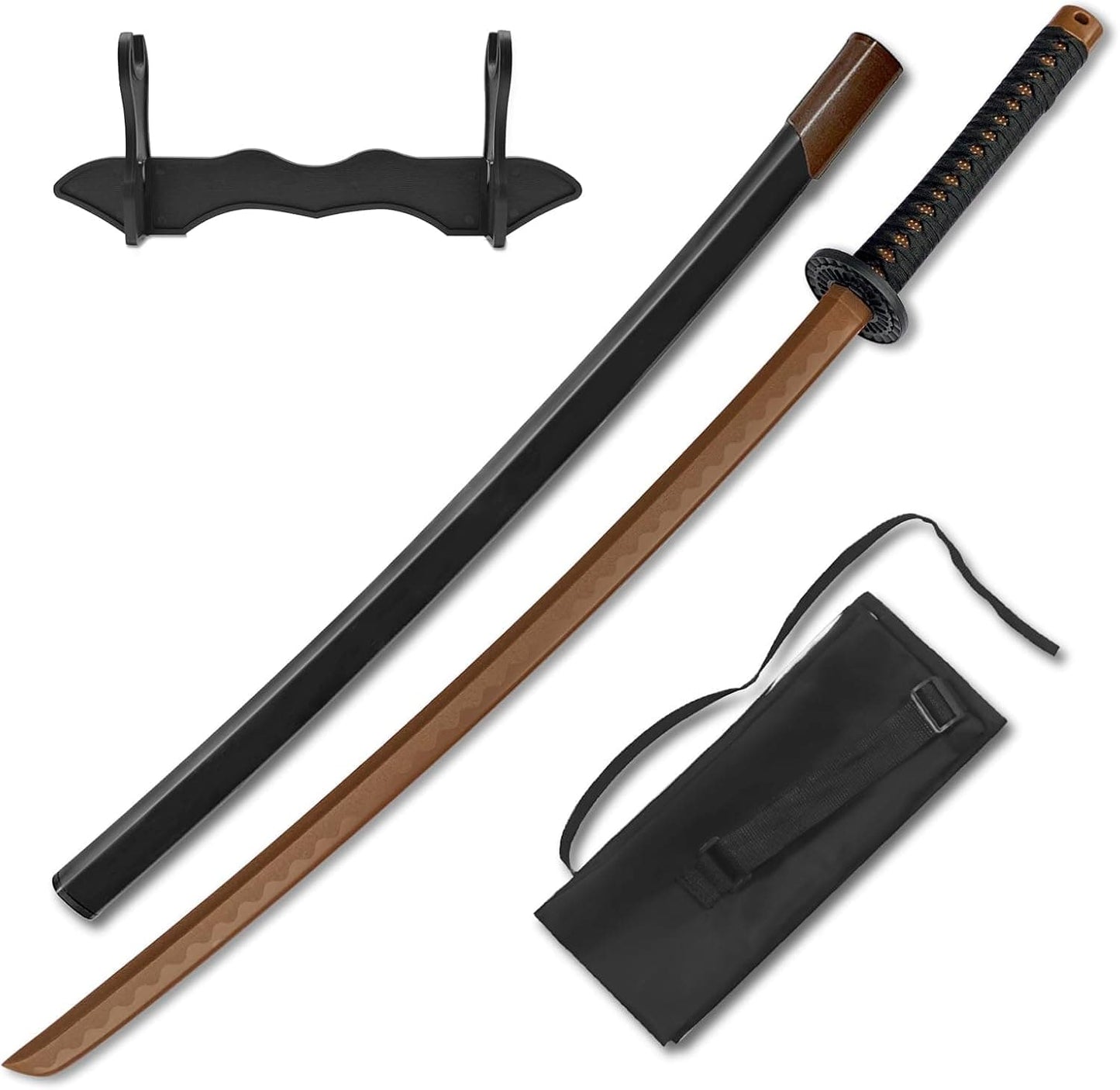 Eclipse Martial Art Supplies sporting goods Brown Bokken Polypropylene Blade Performing & Training Includes Scabbard for Aikido