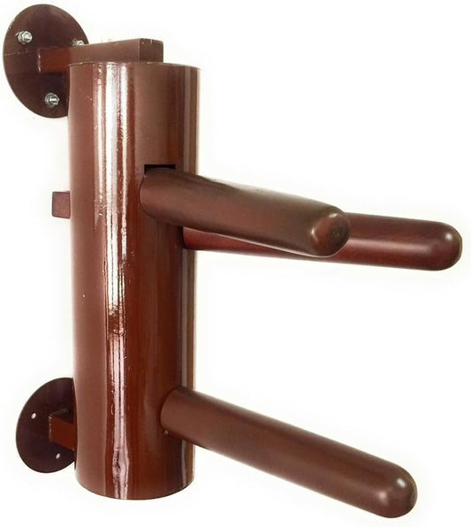 Eclipse Martial Art Supplies sporting goods Brown Wing Chun Dummy Half Sized Wall Mount Metal Dummy