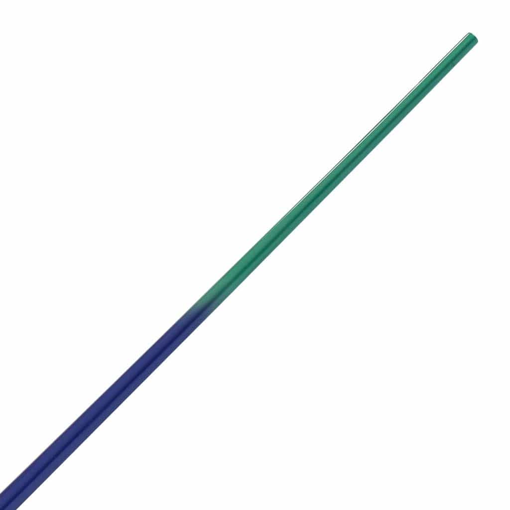 Eclipse Martial Art Supplies Sporting Goods Green/Blue / 4 1/2 foot 2 piece COLLAPSIBLE GRAPHITE BO STAFF