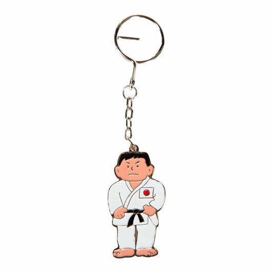 Eclipse Martial Art Supplies Sporting Goods Japan Karate Man with Flag Keychain