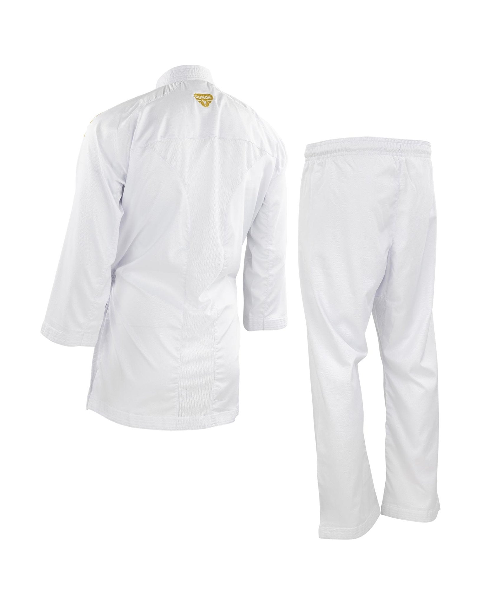 Eclipse Martial Art Supplies sporting goods Punok Takyon Gold Kumite Gi Set WKF approved