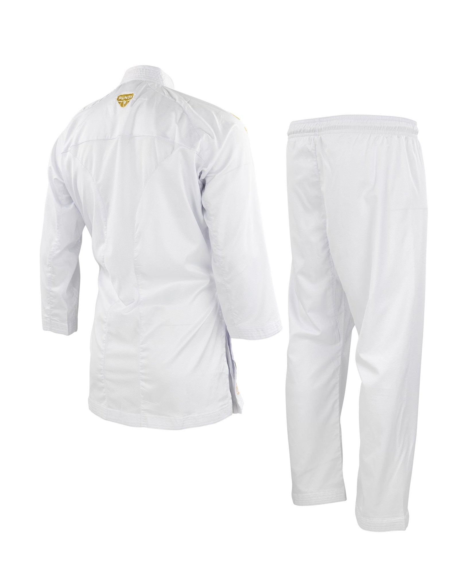 Eclipse Martial Art Supplies sporting goods Punok Takyon Gold Kumite Gi Set WKF approved