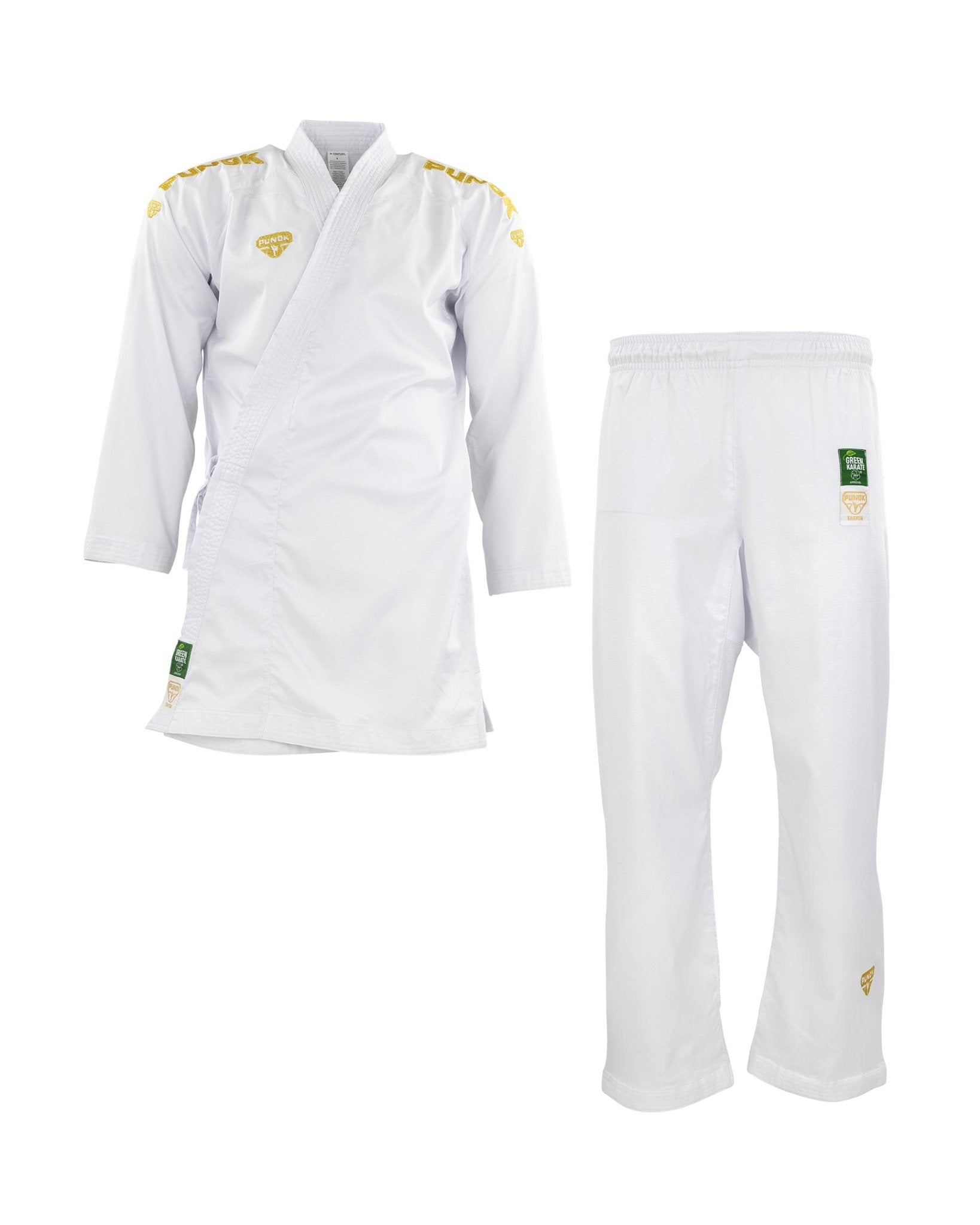 Eclipse Martial Art Supplies sporting goods Punok Takyon Gold Kumite Gi Set WKF approved