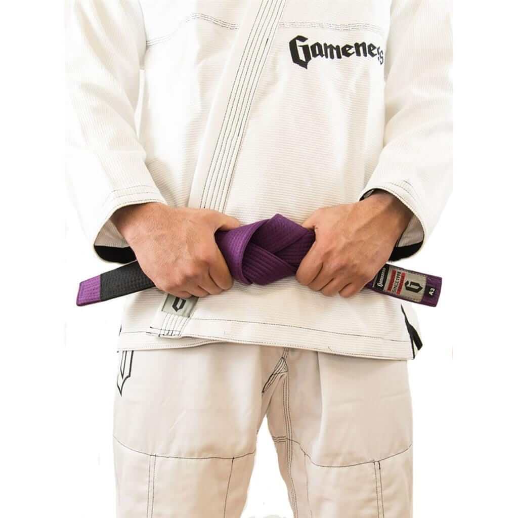 Eclipse Martial Art Supplies sporting goods purple / A0 GAMENESS ADULT BELT BJJ Brazilian Jiu jitsu