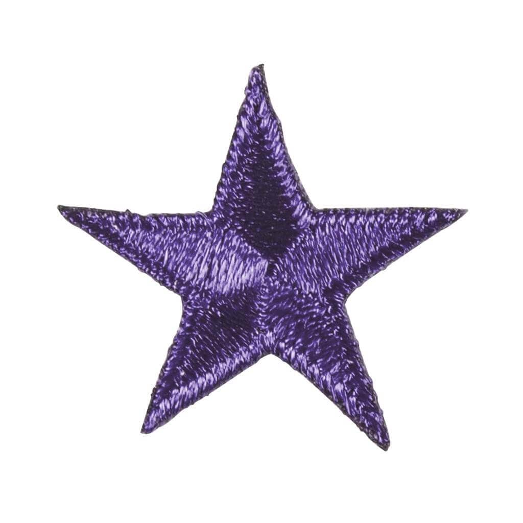 Eclipse Martial Art Supplies sporting goods Purple Iron-On Star Patches - 10 Pack Martial Arts Karate
