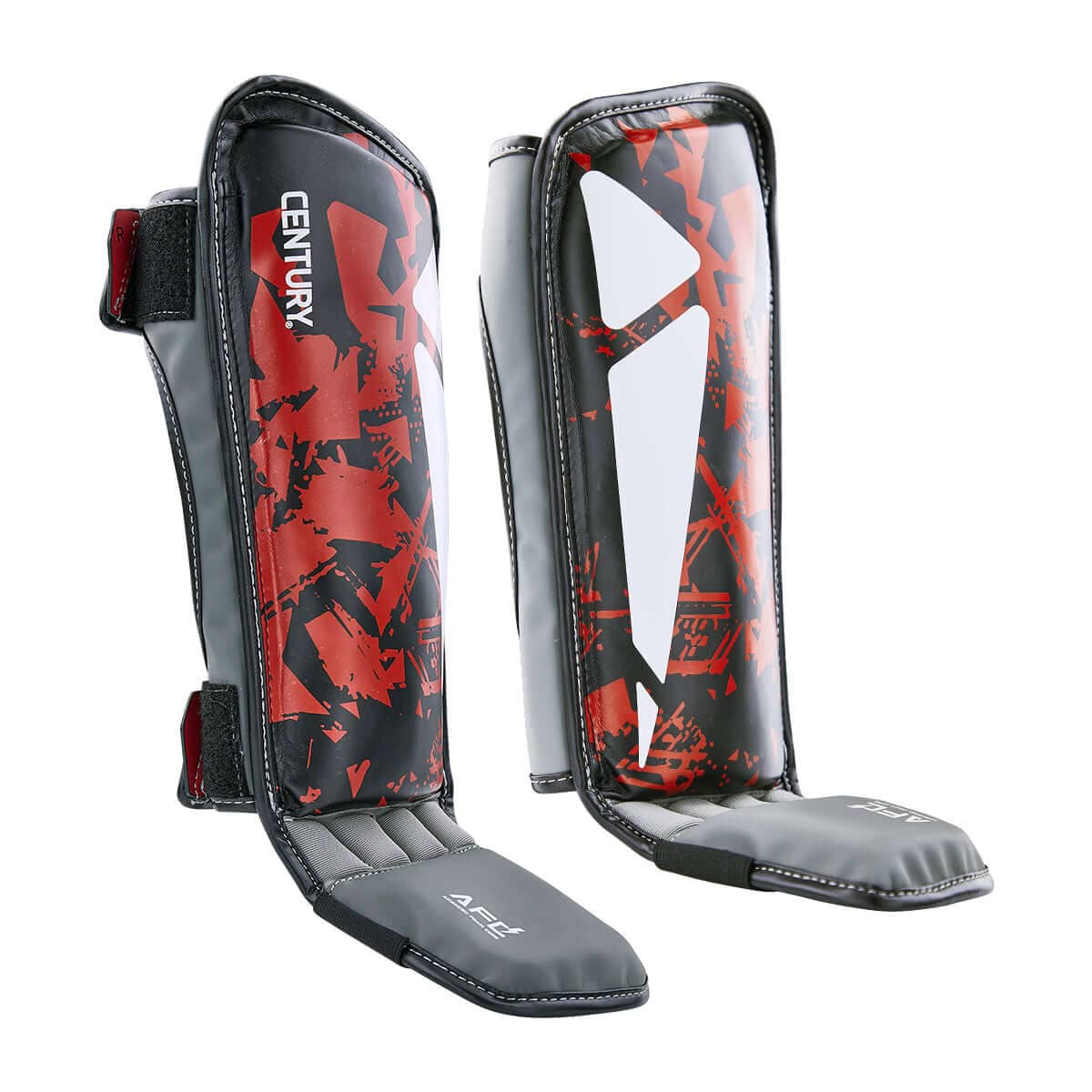 Eclipse Martial Art Supplies sporting goods Red/Black / youth Small/Med BRAVE YOUTH SHIN INSTEP GUARDS MMA mixed martial arts kickboxing
