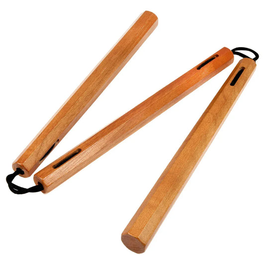 Eclipse Martial Art Supplies Sporting Goods Sansetsukon Three Section Staff Natural 14" - String