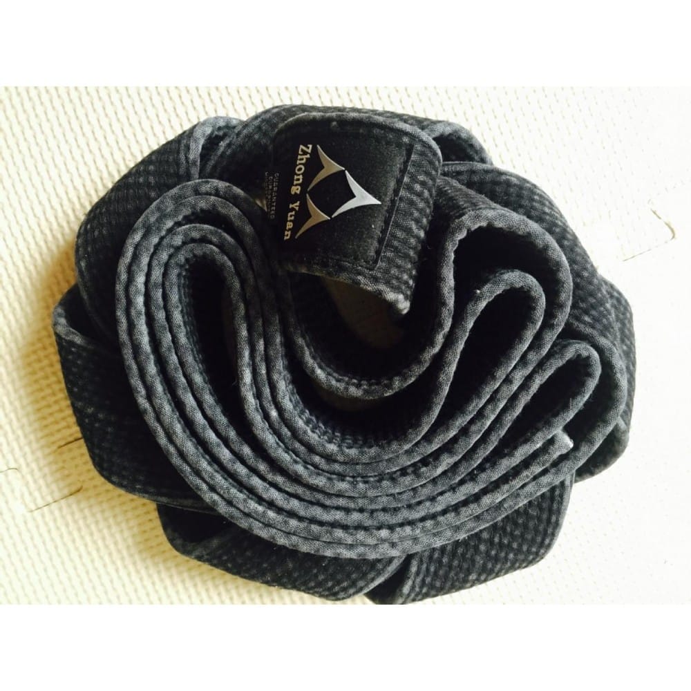 Eclipse Martial Art Supplies sporting goods Vintage Pre-Distressed Custom Embroidered Martial Arts Black Belt Karate Taekwondo