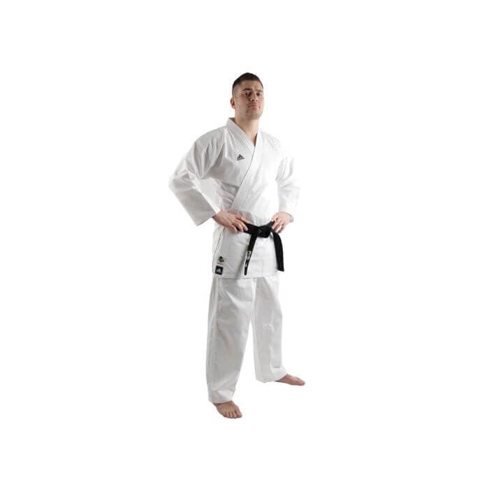 Eclipse Martial Art Supplies sporting goods white / 000 WKF ADIDAS CLUB TRAINING GI KARATE UNIFORM