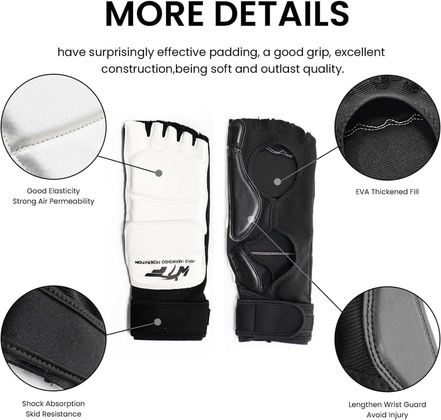 Eclipse Martial Art Supplies sporting goods WTF HAND PROTECTOR and Foot Protectors