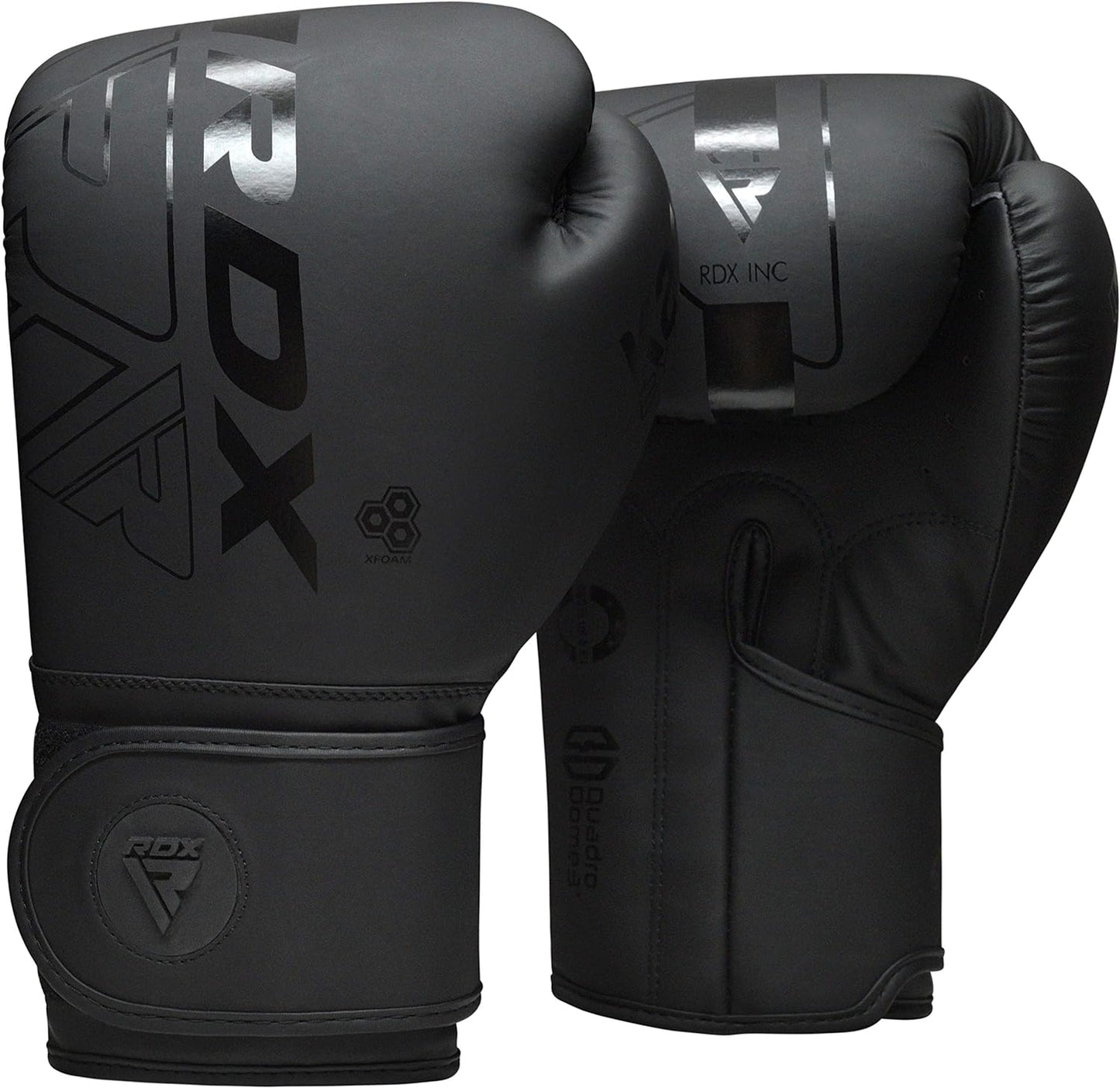 Eclipse Martial Art Supplies Training Gloves BLACK / 12 OZ RDX Boxing Gloves Men Women, Pro Training Sparring, Maya Hide Leather Muay Thai MMA Kickboxing, Adult Heavy Punching Bag Gloves Mitts Focus Pad Workout, Ventilated Palm