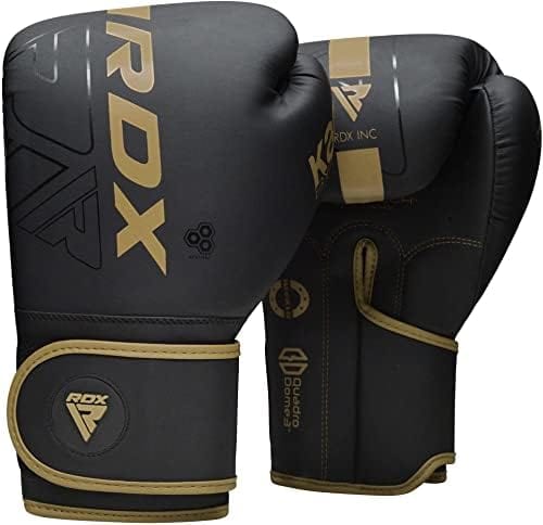Eclipse Martial Art Supplies Training Gloves GOLDEN / 10 OZ RDX Boxing Gloves Men Women, Pro Training Sparring, Maya Hide Leather Muay Thai MMA Kickboxing, Adult Heavy Punching Bag Gloves Mitts Focus Pad Workout, Ventilated Palm